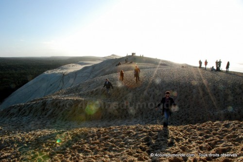 La dune du Pilat difficile mais magnifique en hiver