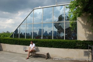 Sur le Roof Garden du musée du MET, une vue imprenable sur Manhattan et Central Park