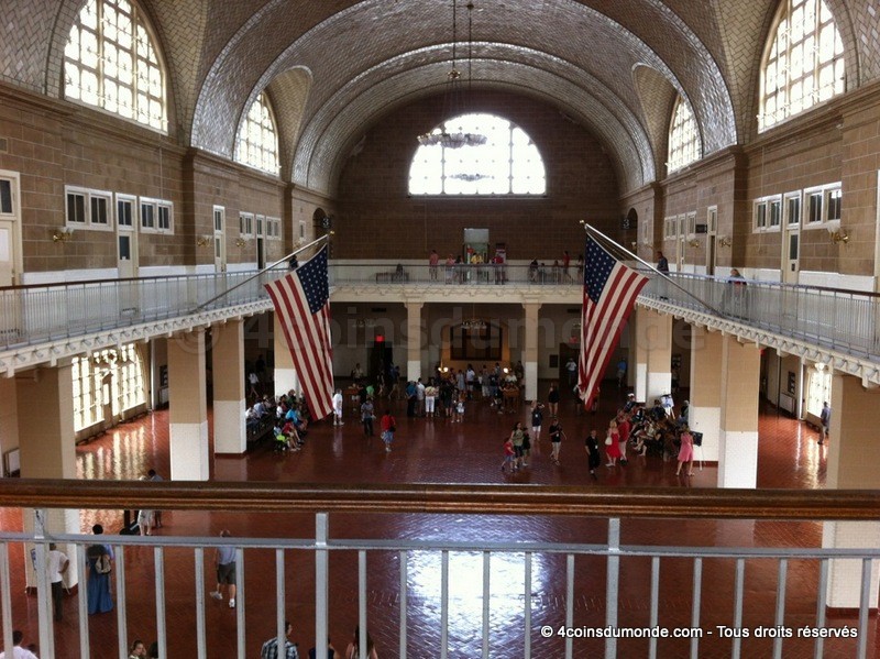 Le hall du musée d'Ellis Island
