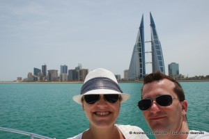 Pas de dauphins mais au moins un belle photo souvenir de Bahrein