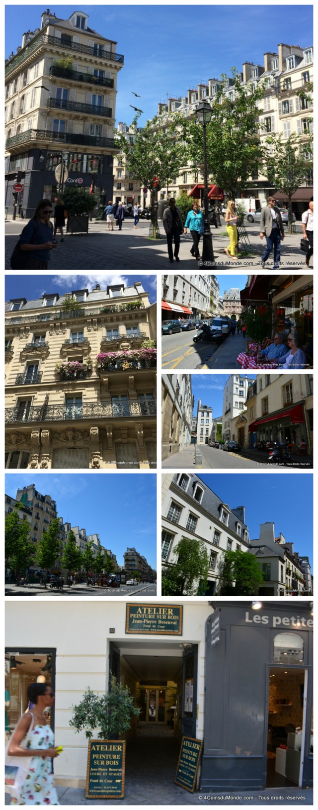 le plus beau quartier de Paris Le Marais