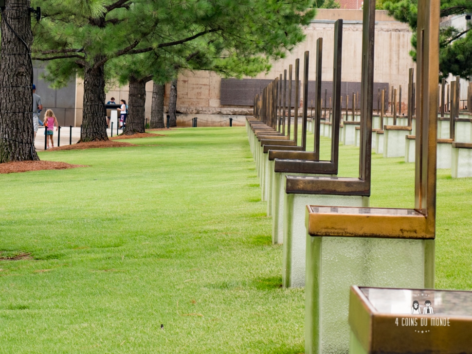 Visite du memorial à Oklahoma City